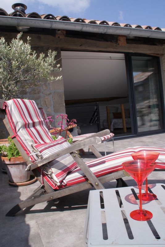 Détente sur la terrasse