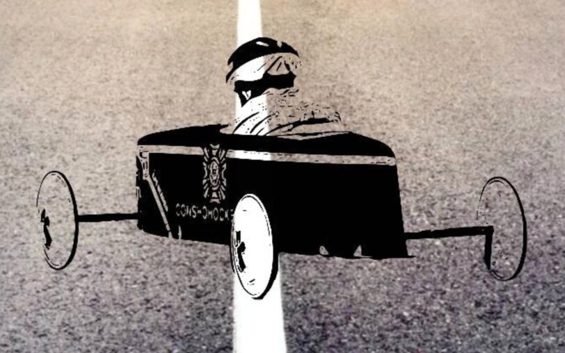 Course caisses à savon à Jaujac en Ardèche