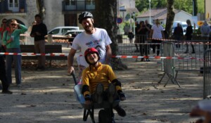 Course en brouette