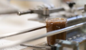 Crème de marrons en fabrication