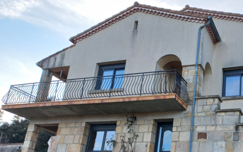 Besichtigung eines renovierten Hauses_Lalevade-d'Ardèche