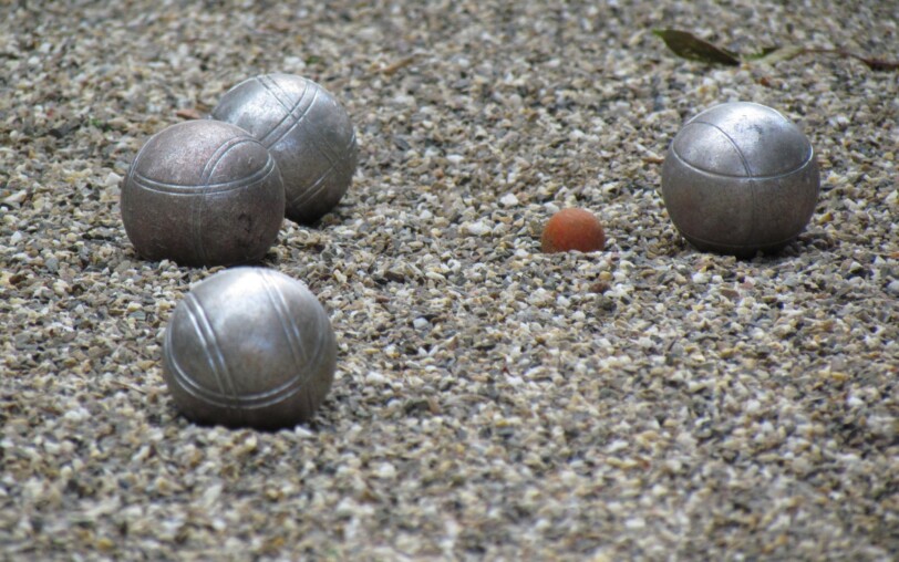 illustration d'un jeu de pétanque