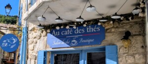 Devanture du salon de thé - boutique