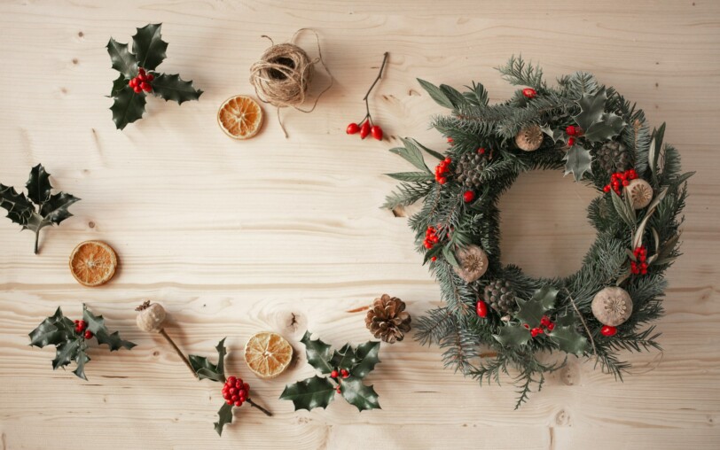 DIY, decoration maison de noël en Ardèche