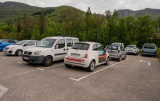 Parking route de la croisette Montpezat - ©sourcesvolcans