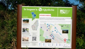 Via Ardèche - tronçon cyclable Lalevade-Labégude