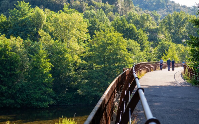 Via Ardèche - tronçon cyclable Lalevade-Labégude