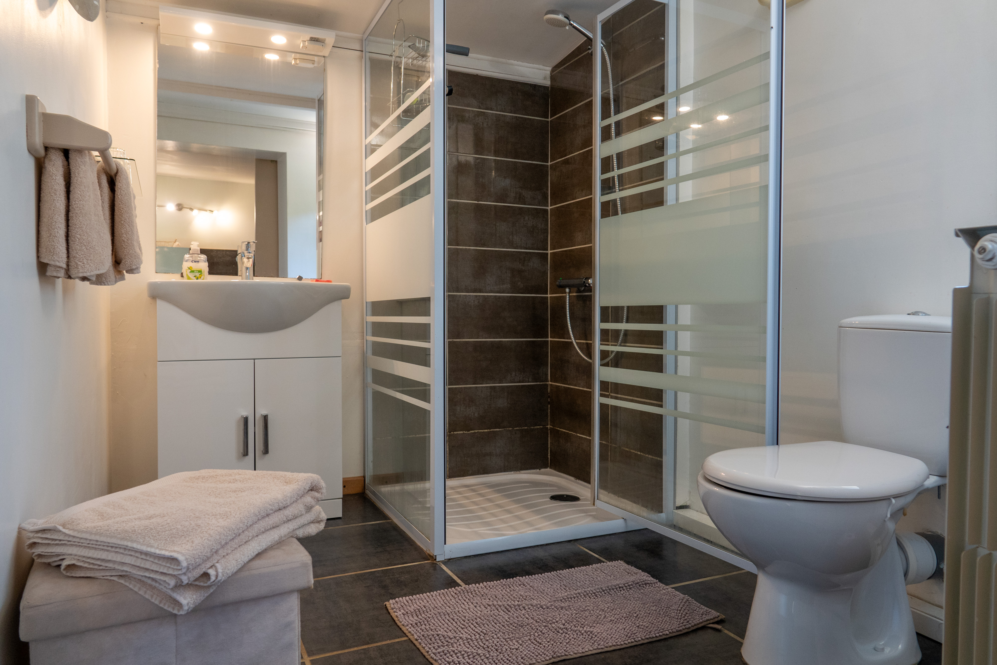 Salle de douche et WC