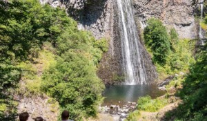Péreyres - Dernier pont d'observation cascade du Ray Pic ©sourcesetvolcans