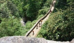 Thueyts - Trail de la chaussée des géants, la gravenne, remontée depuis le pont du diable ©sourcesetvolcans