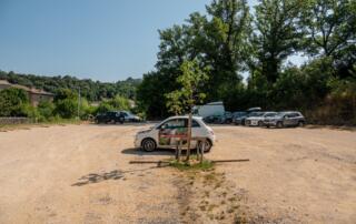 Parking de Rochemure_Jaujac - ©Sources & Volcans