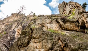 Tras les Baumes climbing site