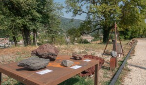 La lithothèque des jardins de la maison du parc_Jaujac