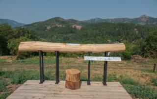 Audio Lookout Point at the Ardèche Chestnut Tree Conservation Orchard_Monts d'Ardèche National Park_Jaujac - ©sourcesetvolcans