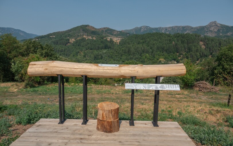 Audio Lookout Point at the Ardèche Chestnut Tree Conservation Orchard_Jaujac