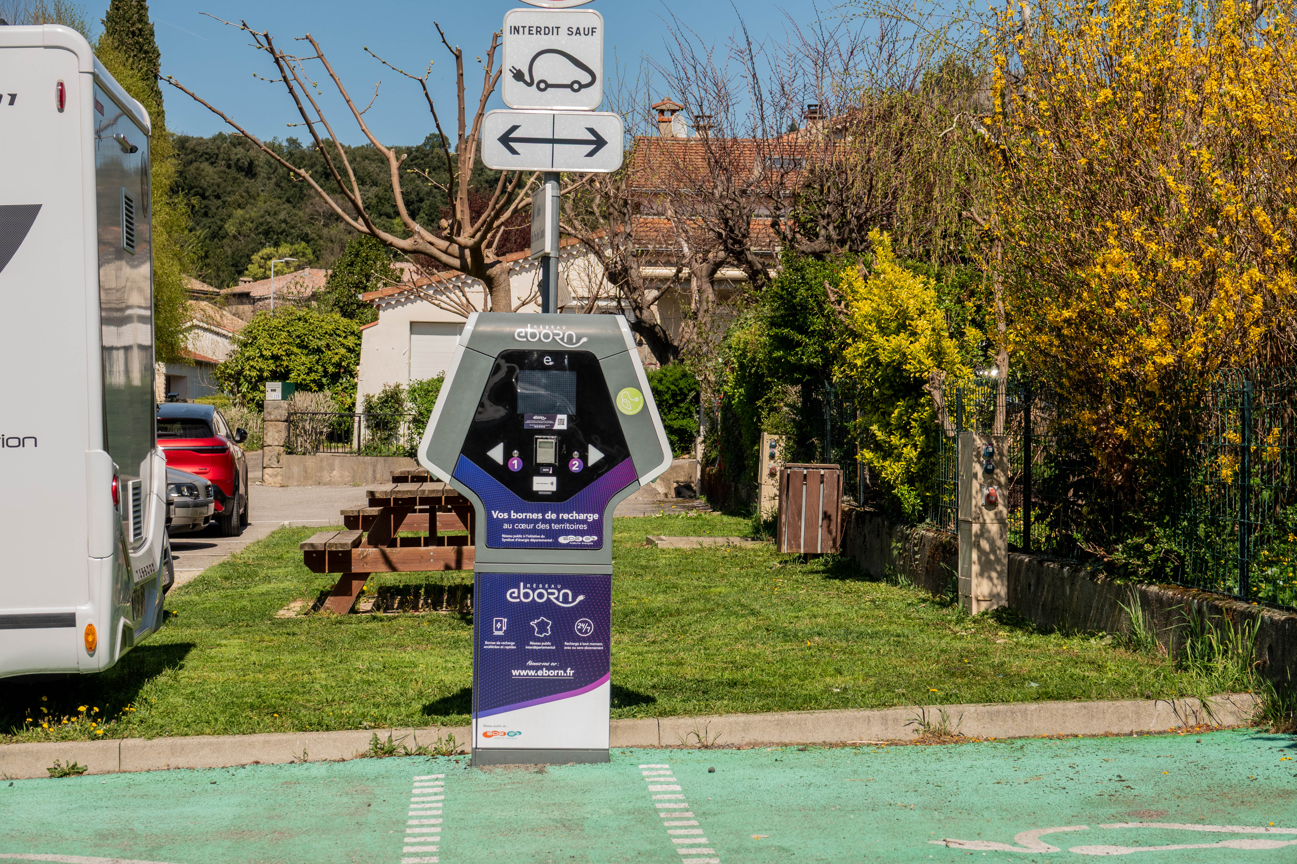 Aire de pique nique de la Poste à Jaujac