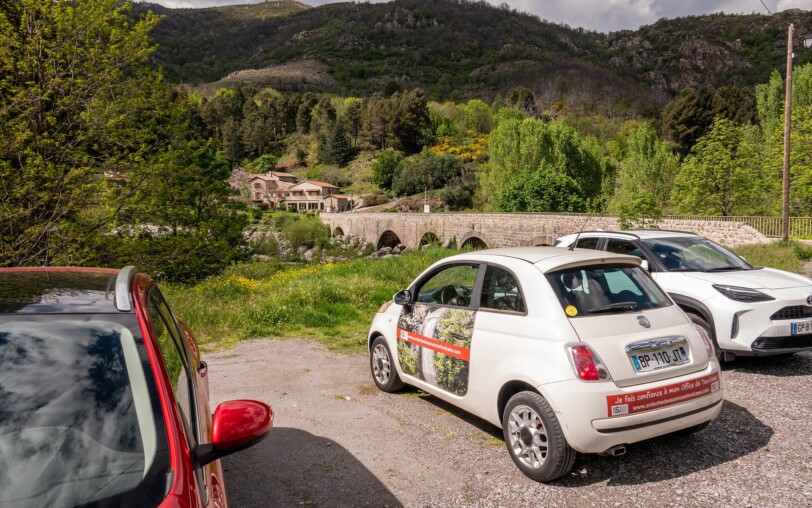 Pont de la Cougne - Parking area_La Souche