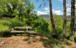 Aire de pique-nique - Sous le pont à Pont-de-Labeaume - ©Sources & Volcans