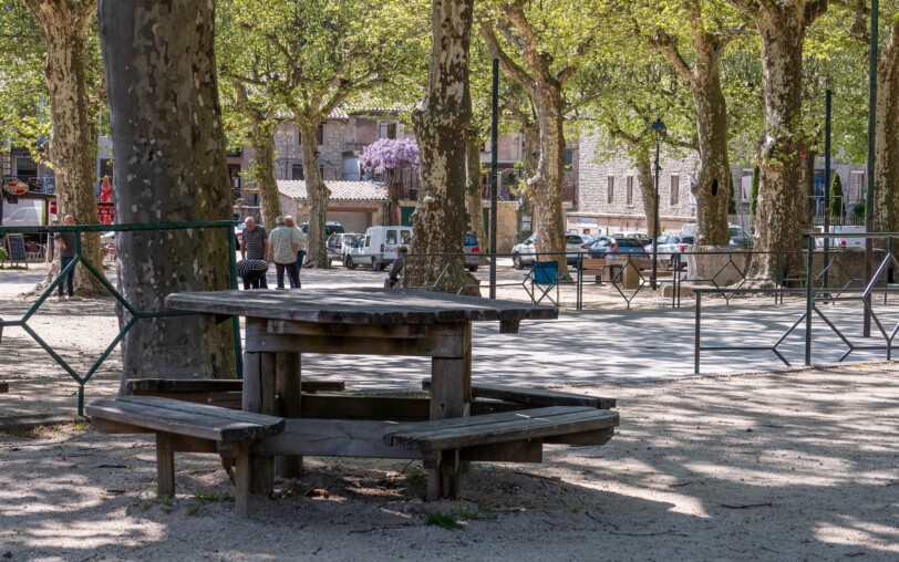 Aire de pique-nique de La Place de Jaujac