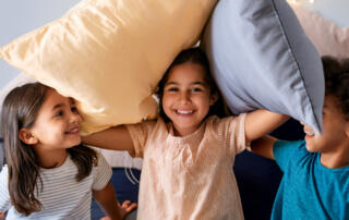 Enfants et soirée pyjamas - ©photoshop