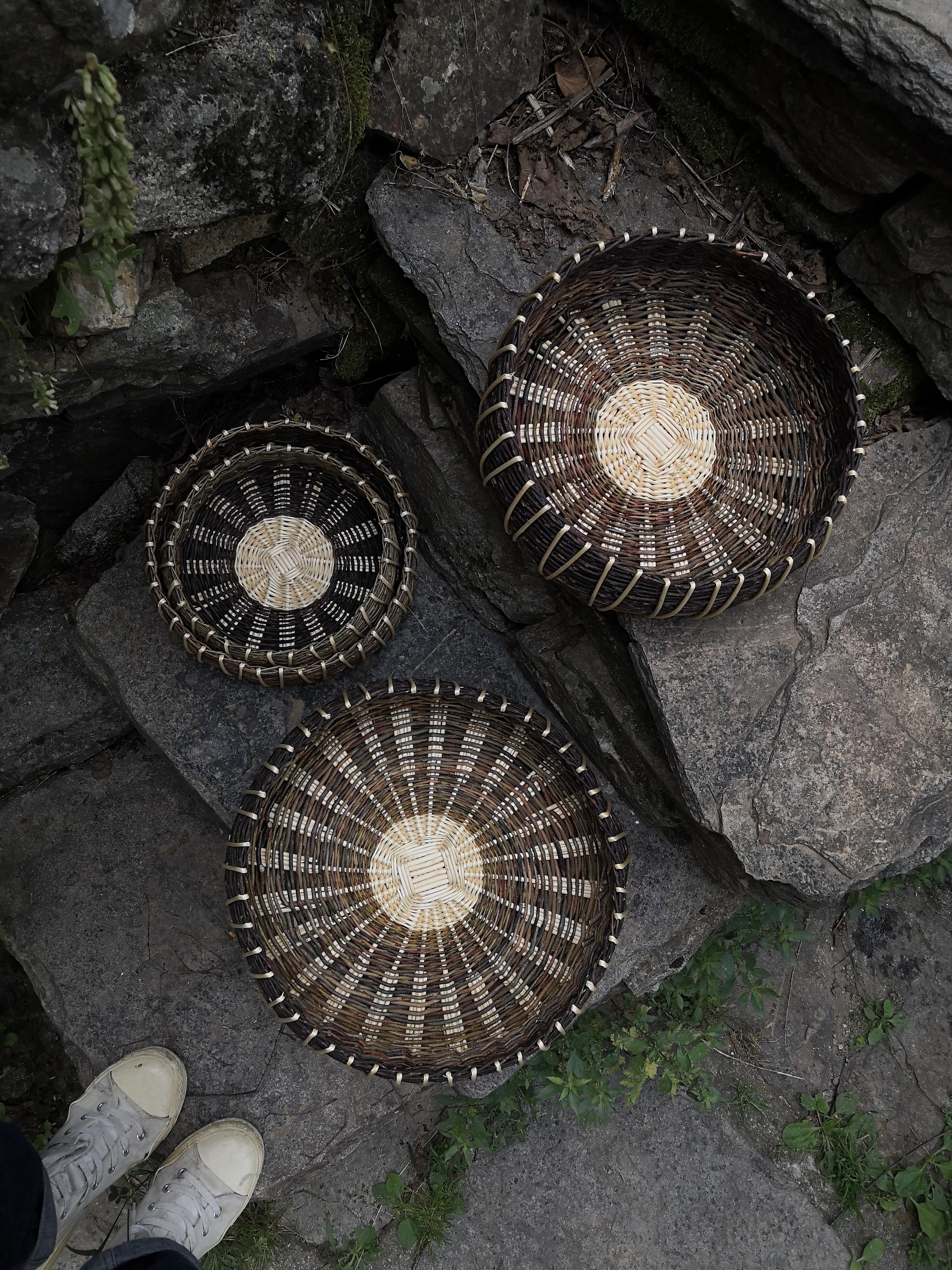 Ensemble de 3 panières