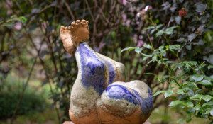 Fabras - Château du Pin - sculpture ©sourcesetvolcans