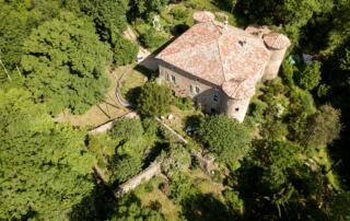 Fabras - Château du Pin vu du ciel ©S.BUGNON - ©S.BUGNON - COPIE INTERDITE