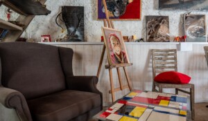 Salon atelier Corinne Dunand à Fabras en Ardèche