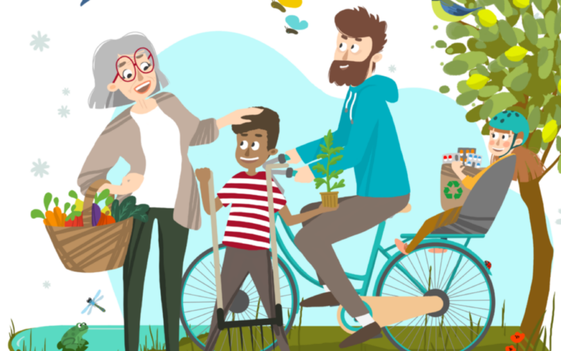 Famille à biodiversité positive