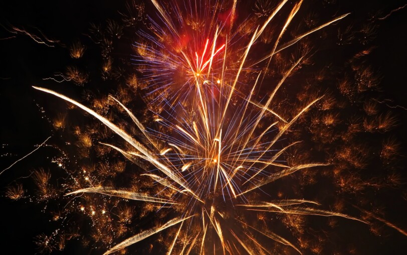 Feux d'artifice et concert