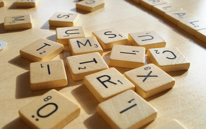 Lettres au Scrabble