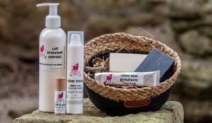 Gamme de cosmétiques au lait de chèvre de la ferme du Clos Bonnaud