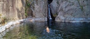 le gouffre du "pas de fer" à côté du gîte