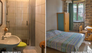 Chambre et salle d'eau