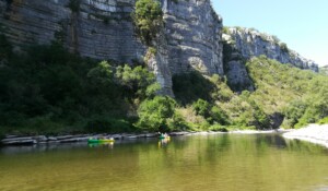 Canoe dans les gorges du Chassezac