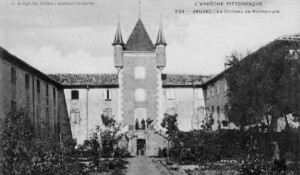 Jaujac - Château de rochemure, vieille carte postale ©Ed. Artige et fils ©mairiedejaujac