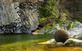 Jaujac - Coulée basaltique à la Turbine ©S.BUGNON - ©S.BUGNON