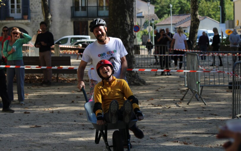Jaujac - course-en-brouette
