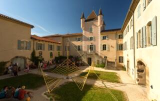 Jaujac - Installation du Pavillon Fuller à la Maison du Parc ©S.BUGNON - ©S.BUGNON
