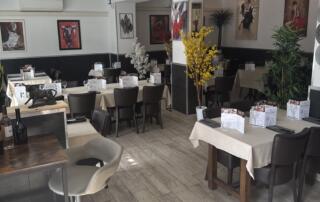 intérieur salle du restaurant le bouchon ardéchois à Jaujac en Ardèche - ©F.Thealet