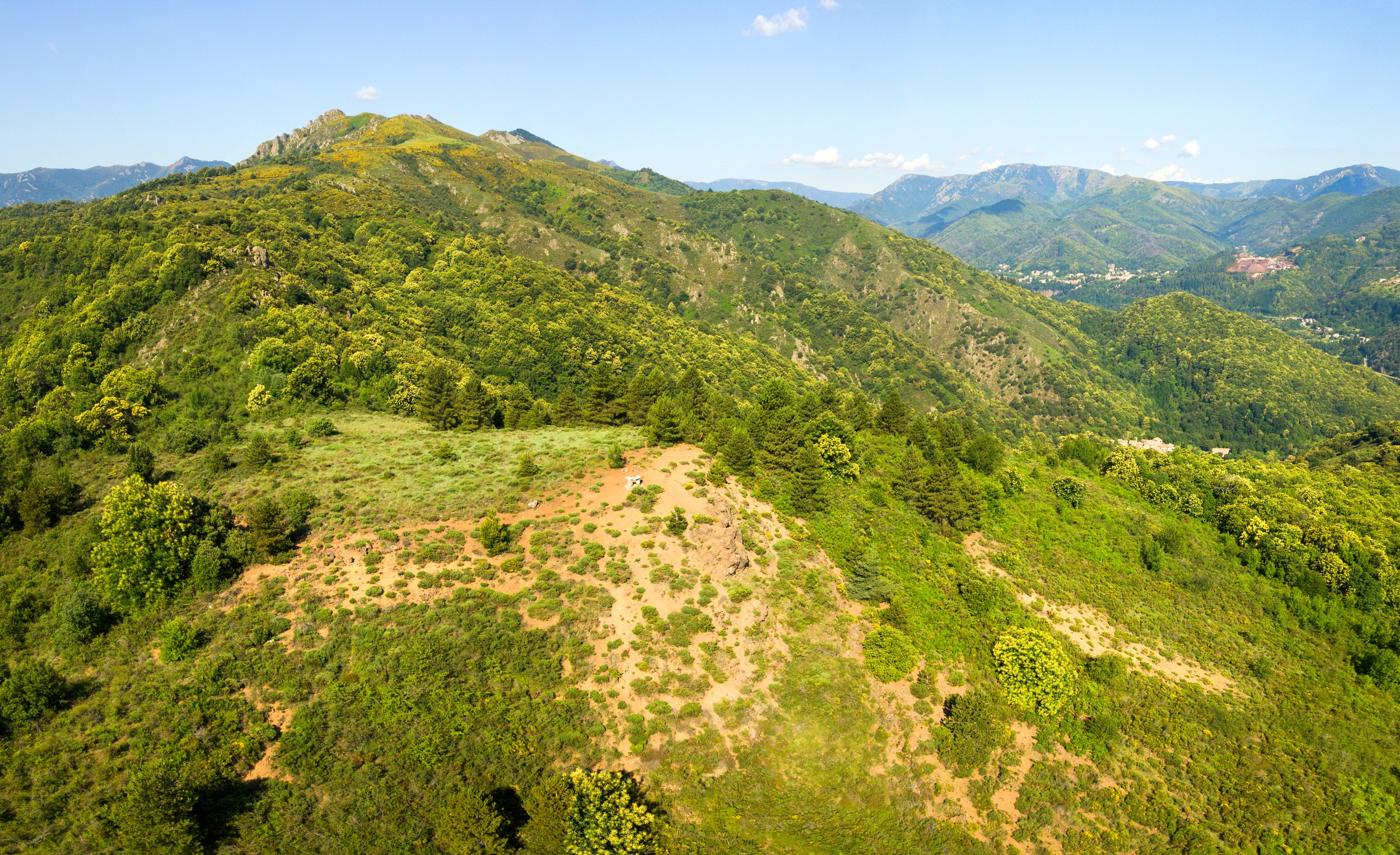 Jaujac - Sommet du volcan du Souilhol ©S.BUGNON