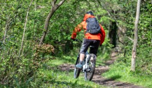 Jaujac - VTT montée du volcan