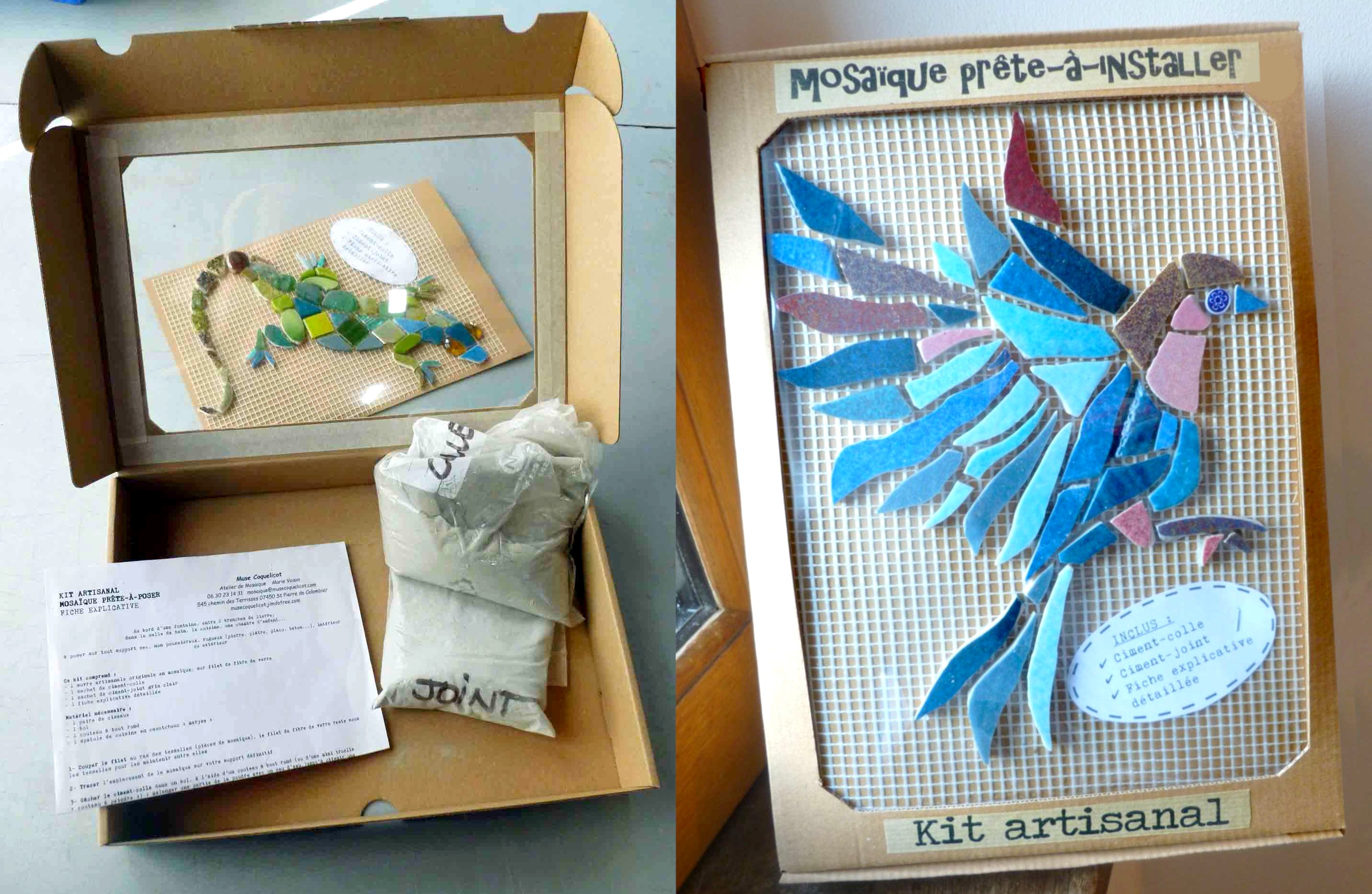 Kit à offrir : Mosaïque prête à installer