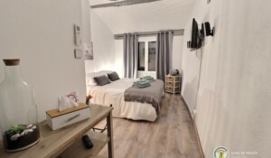Chambre avec lit en 160 modulables en 2 lits 80 sur demande