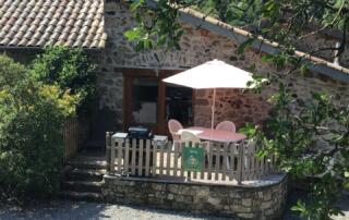 La terrasse privative  - ©Gîtes de France