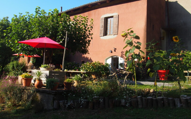 Façade de la Petite Maison Rose