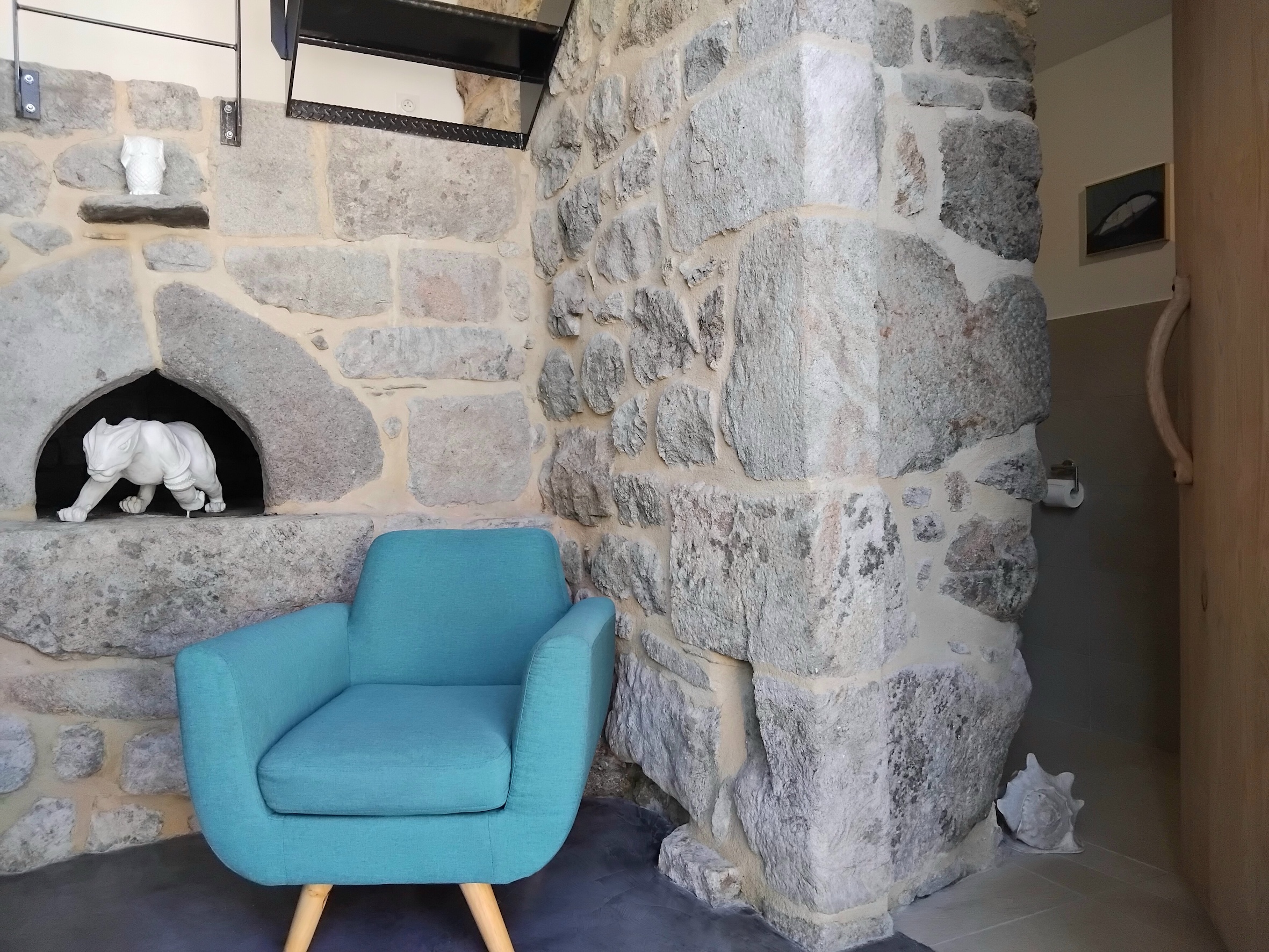 l'entrée de la chambre d'hôtes