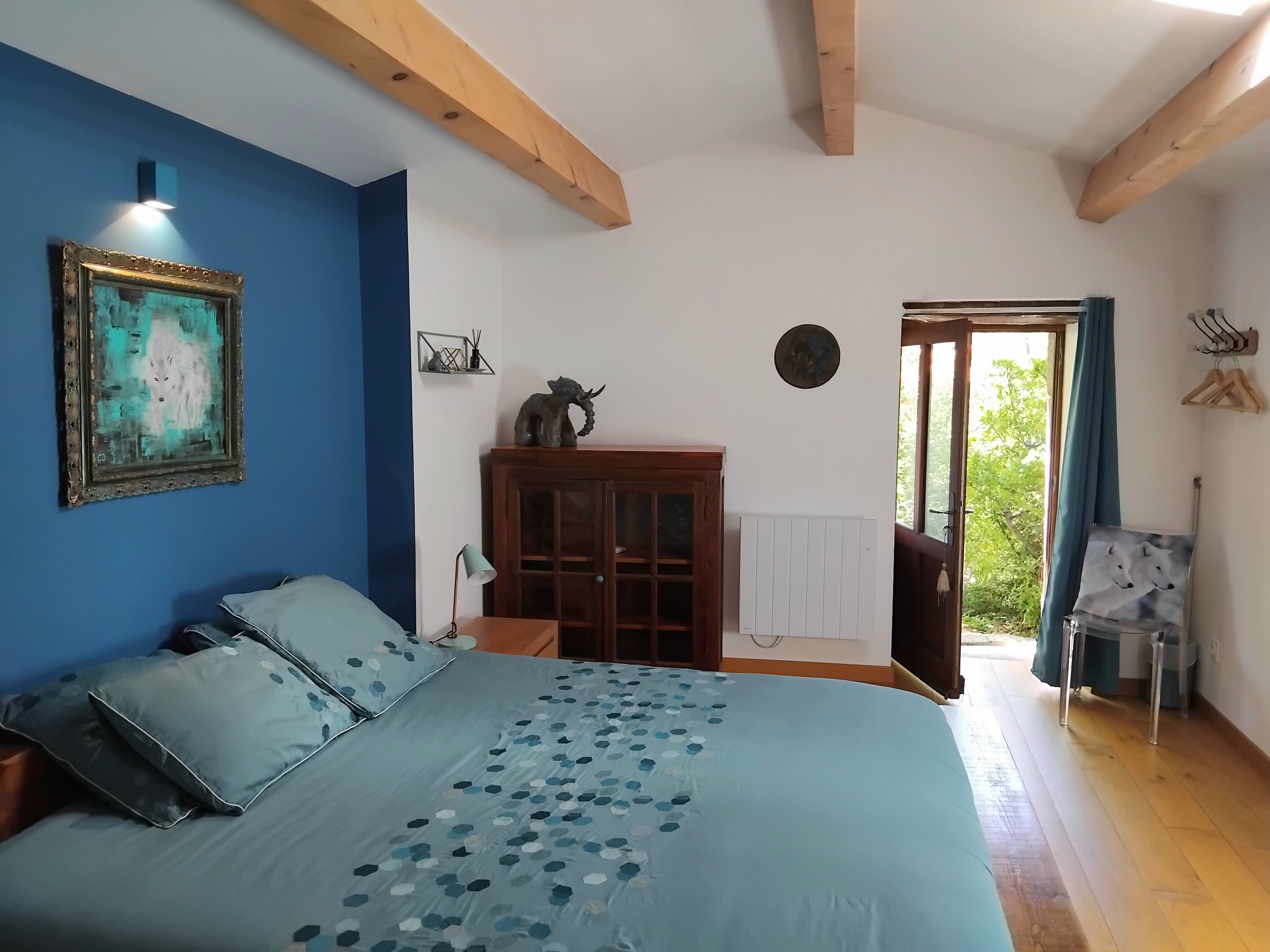 la chambre avec accès extérieur