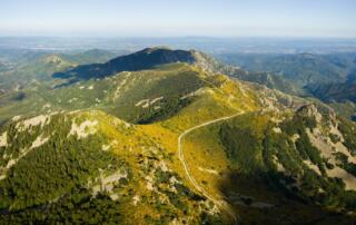 La Souche - Le Mont Aigu - Massif du Tanargue (survol ULM)©S.BUGNON - ©S.BUGNON