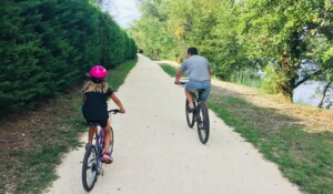 Viarhona le long du lac